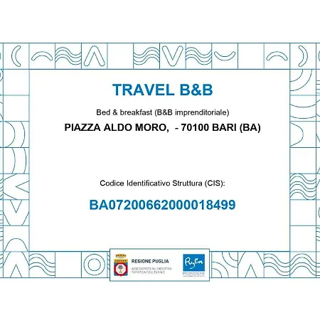 ベッド・アンド・ブレックファスト Travel 3*